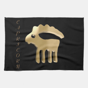 Capricorn, Capricorno Tea Towel