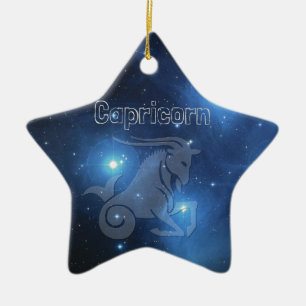 Capricorn Ceramic Ornament