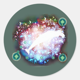 Capricorn Classic Round Sticker