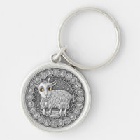 Capricorn Coin key chain