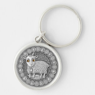 Capricorn Coin key chain