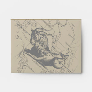 Capricorn Constellation Map Hevelius 1690 Decor Envelopes