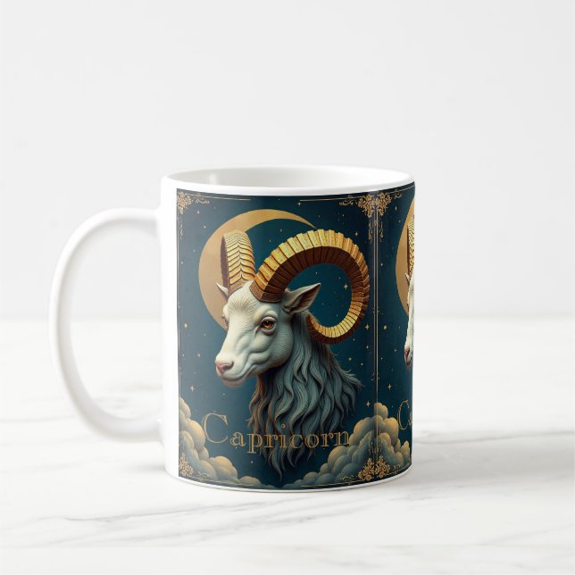 Capricorn Dark Mug Horoscope Star Sign (Left)