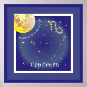 Capricorn December 22 to January 20 Poster