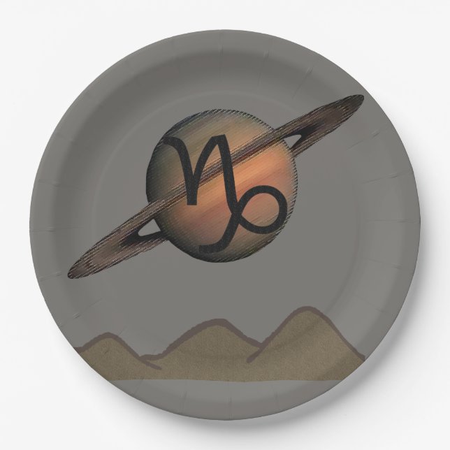 Capricorn Dinner Plates (Front)