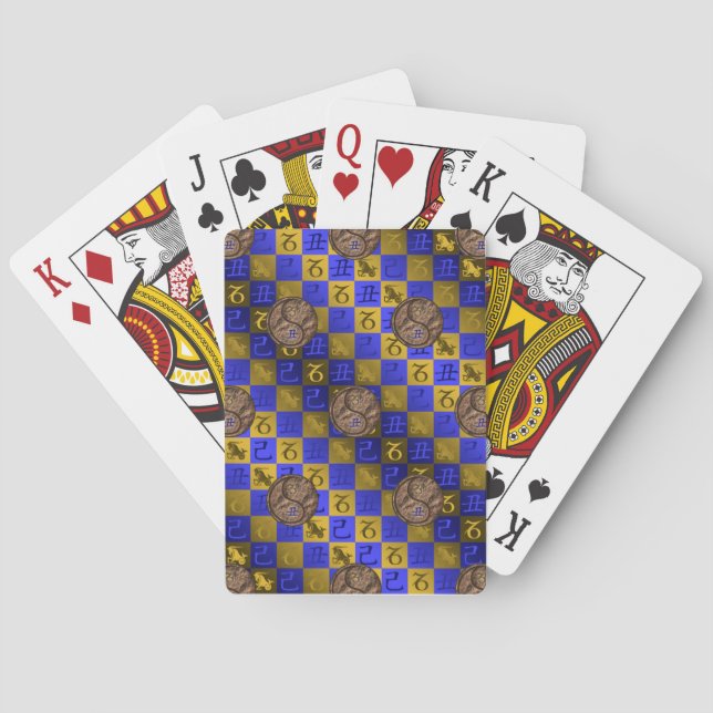 Capricorn & Earth Ox Playing Cards (Back)