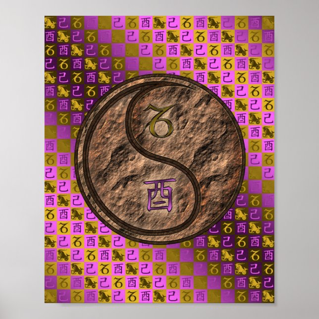Capricorn & Earth Rooster Poster (Front)