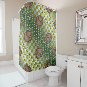 Capricorn & Earth Snake Shower Curtain