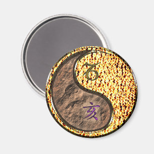 Capricorn & Fire Boar Magnet