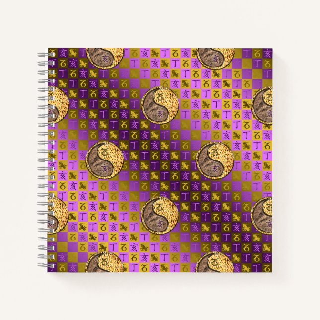 Capricorn & Fire Boar Notebook (Front)