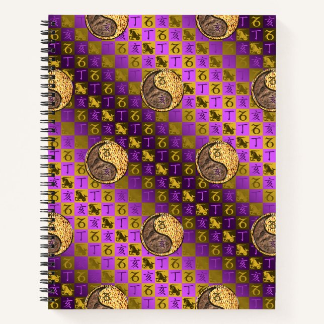Capricorn & Fire Boar Notebook (Front)