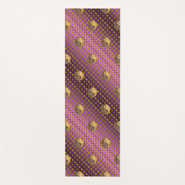 Capricorn & Fire Boar Yoga Mat (Front)