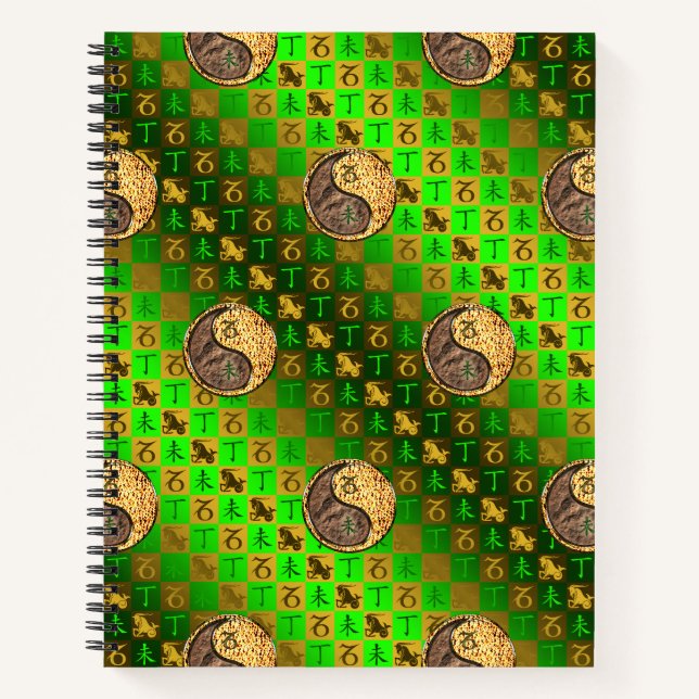 Capricorn & Fire Goat Notebook (Front)