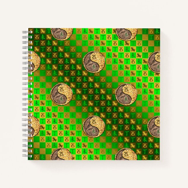 Capricorn & Fire Goat Notebook (Front)