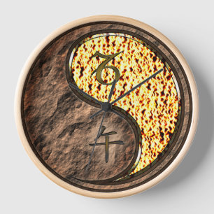 Capricorn & Fire Horse Clock