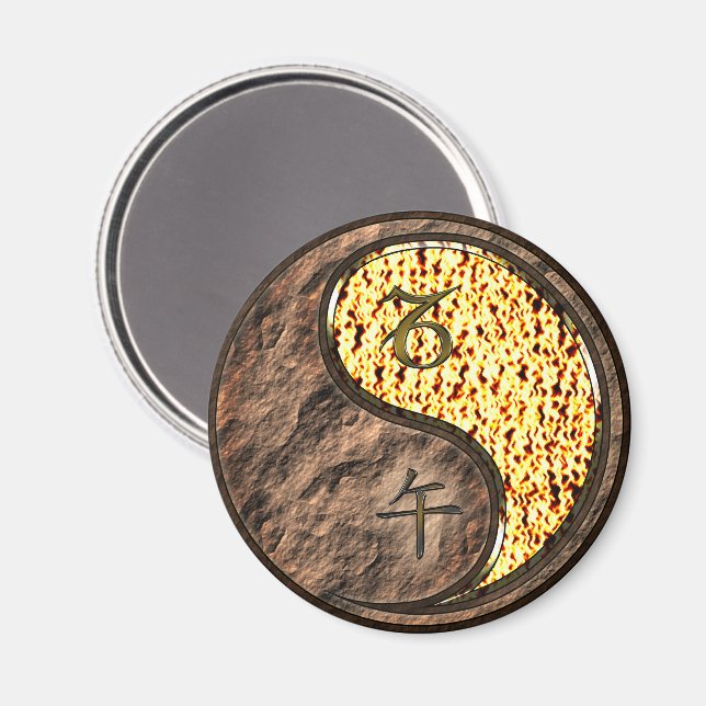 Capricorn & Fire Horse Magnet (Front/Back)