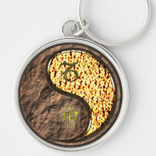 Capricorn & Fire Monkey Key Ring