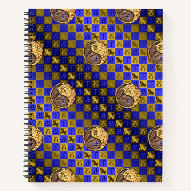 Capricorn & Fire Ox Notebook (Front)