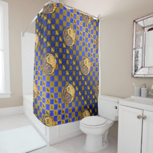 Capricorn & Fire Ox Shower Curtain
