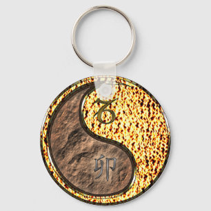 Capricorn & Fire Rabbit Key Ring