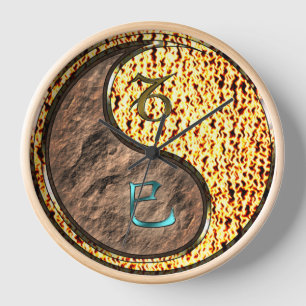 Capricorn & Fire Snake Clock