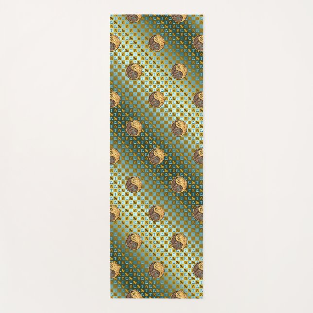 Capricorn & Fire Snake Yoga Mat (Front)