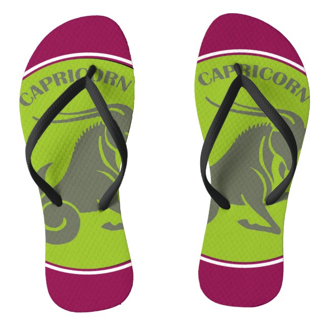 Capricorn Flip Flops (Footbed)