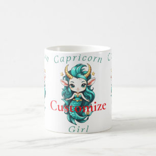 Capricorn Girl Mermaid Thunder_Cove Coffee Mug