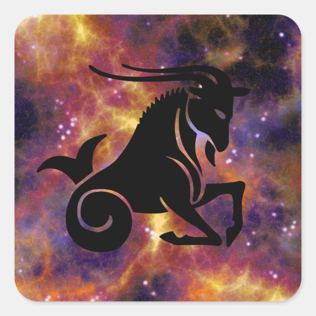 capricorn goat stickers (Front)