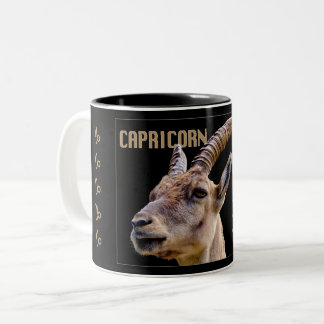 Capricorn Goat Zodiac Mug with Characteristics