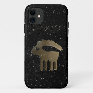 Capricorn golden sign iPhone 11 case