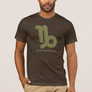 Capricorn graphic earth sign zodiac dark t-shirt