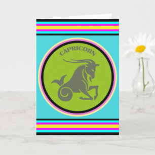 Capricorn Greeting Card