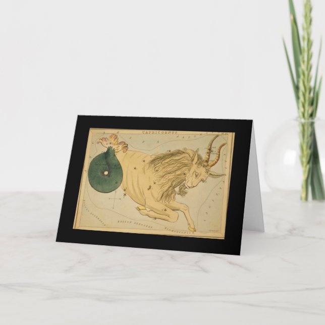 Capricorn Greeting Card (Front)
