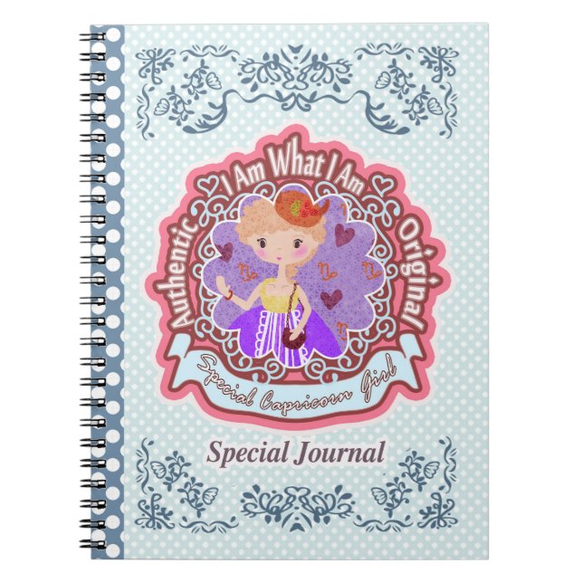 Capricorn Horoscope  Notebook (Front)