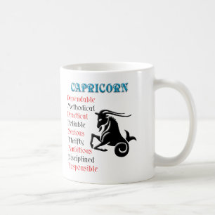 Capricorn Horoscope Zodiac Sign Coffee Mug
