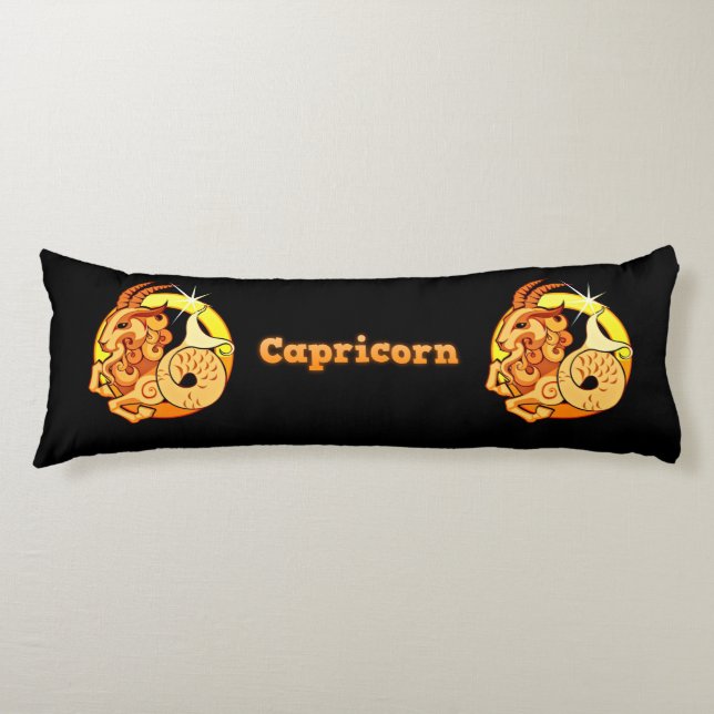 Capricorn illustration body cushion (Front)
