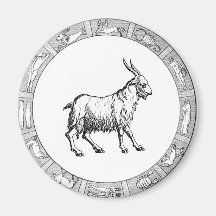 Capricorn in a Zodiac Ring