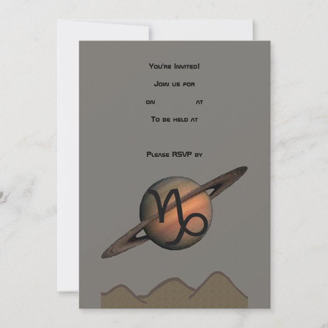 Capricorn Invitation (Front)