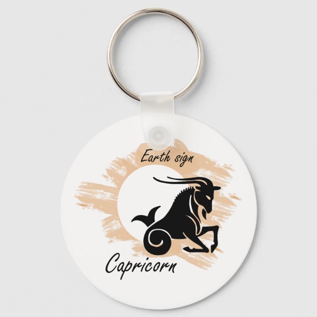 Capricorn Key Ring (Front)