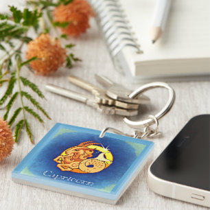 Capricorn Key Ring