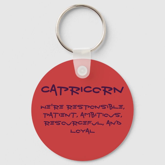 CAPRICORN KEY RING (Front)