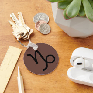Capricorn Keychain
