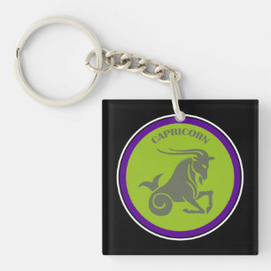 Capricorn Keychain