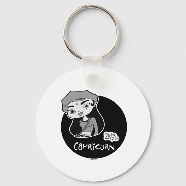 Capricorn Keychain (Front)