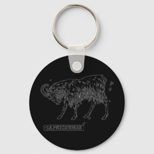 Capricorn Keychain