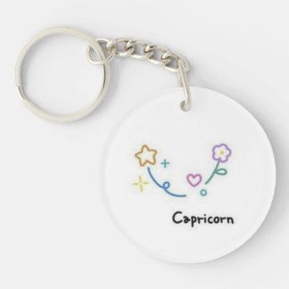 Capricorn Keychain