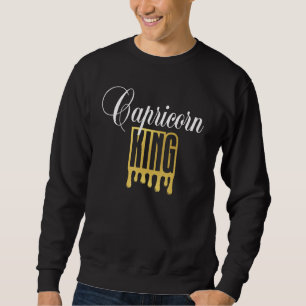 Capricorn King Zodiac Sign_1 Sweatshirt