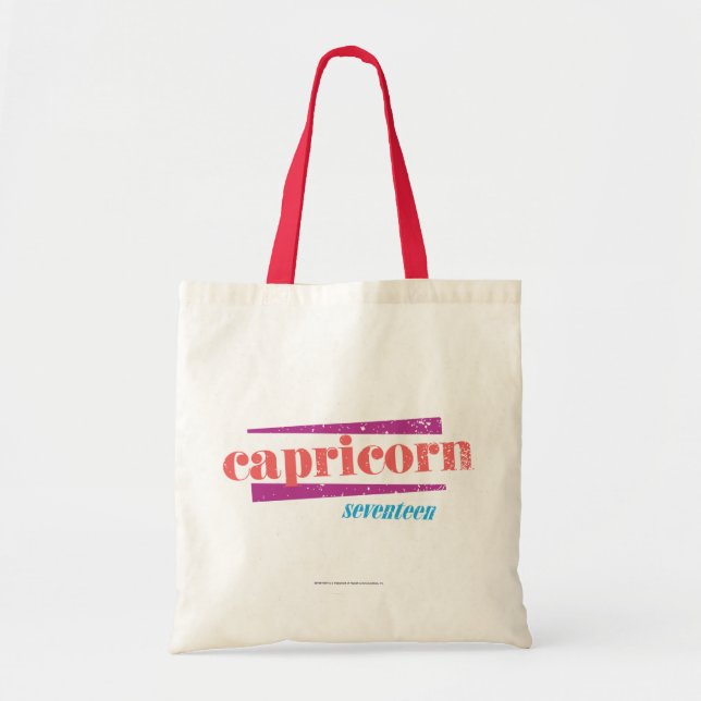 Capricorn Lt. Pink Tote Bag (Front)