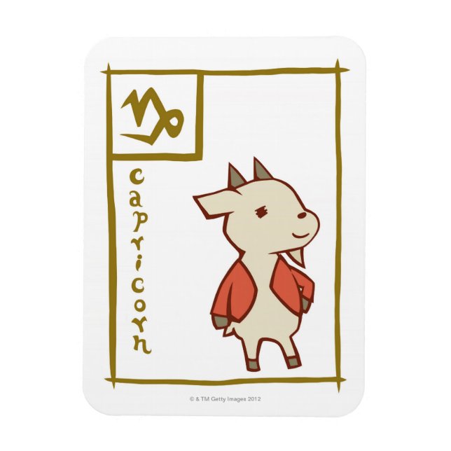 Capricorn Magnet (Vertical)